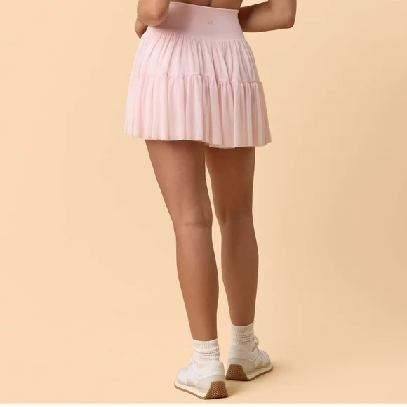 New Blogilates Women's Ballerina Skort Athletic Activewear Light Pink Small - Picture 4 of 9